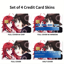 Load image into Gallery viewer, High School DxD Rias Gremory, Issei Hyoudou  Credit Card Skins (4-in-1 Pack)
