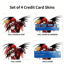 Load image into Gallery viewer, High School DxD Rias Gremory, Issei Hyoudou, Ddraig  Credit Card Skins (4-in-1 Pack)
