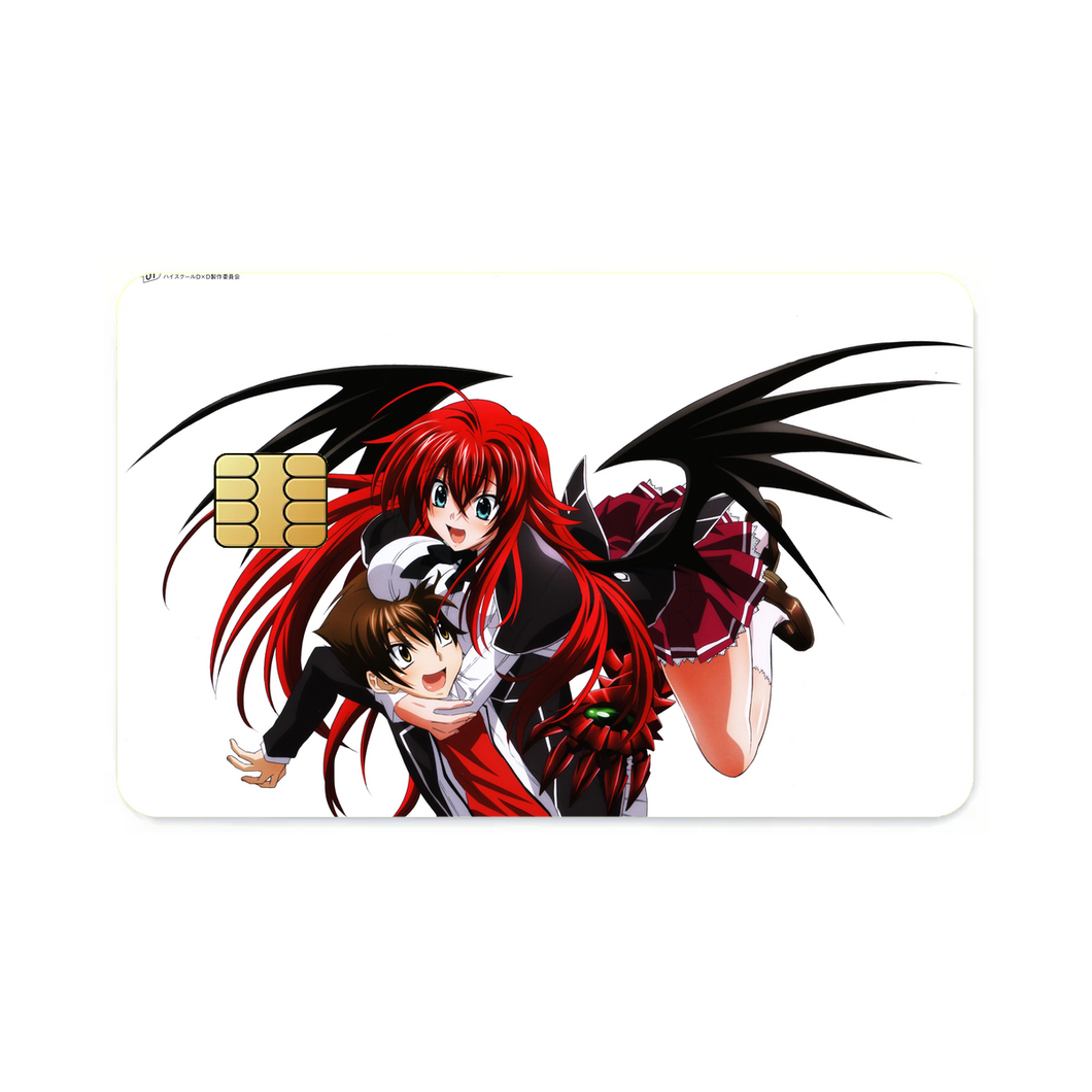 High School DxD Rias Gremory, Issei Hyoudou, Ddraig  Credit Card Skins (4-in-1 Pack)