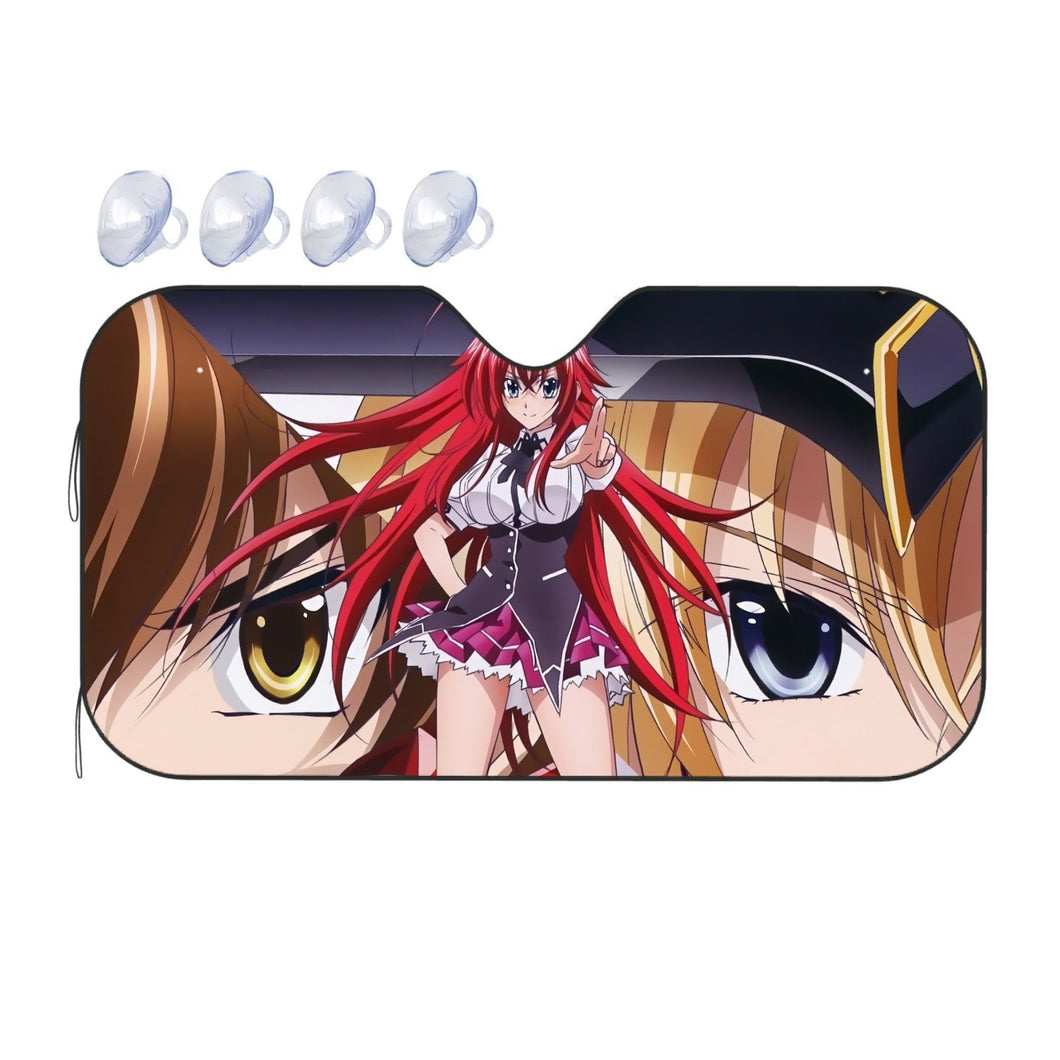 High School DxD Rias Gremory, Issei Hyoudou, Yuuto Kiba, Ddraig  Car Sunshade