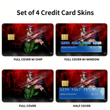 Load image into Gallery viewer, Highschool Of The Dead  Credit Card Skins (4-in-1 Pack)
