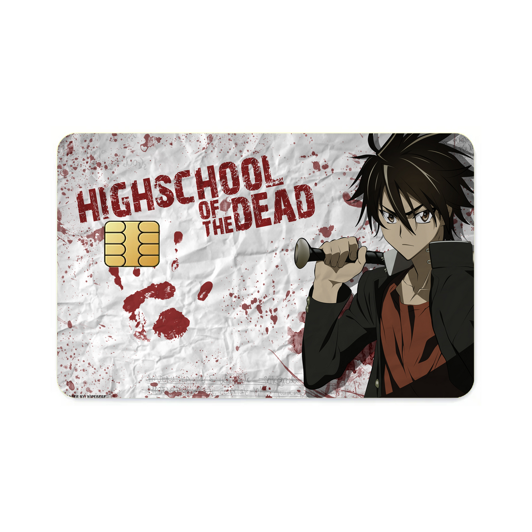 Highschool Of The Dead  Credit Card Skins (4-in-1 Pack)