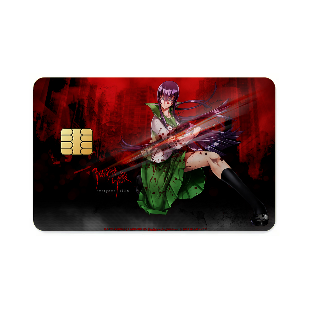 Highschool Of The Dead  Credit Card Skins (4-in-1 Pack)