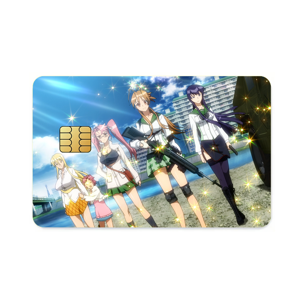 Highschool Of The Dead  Credit Card Skins (4-in-1 Pack)