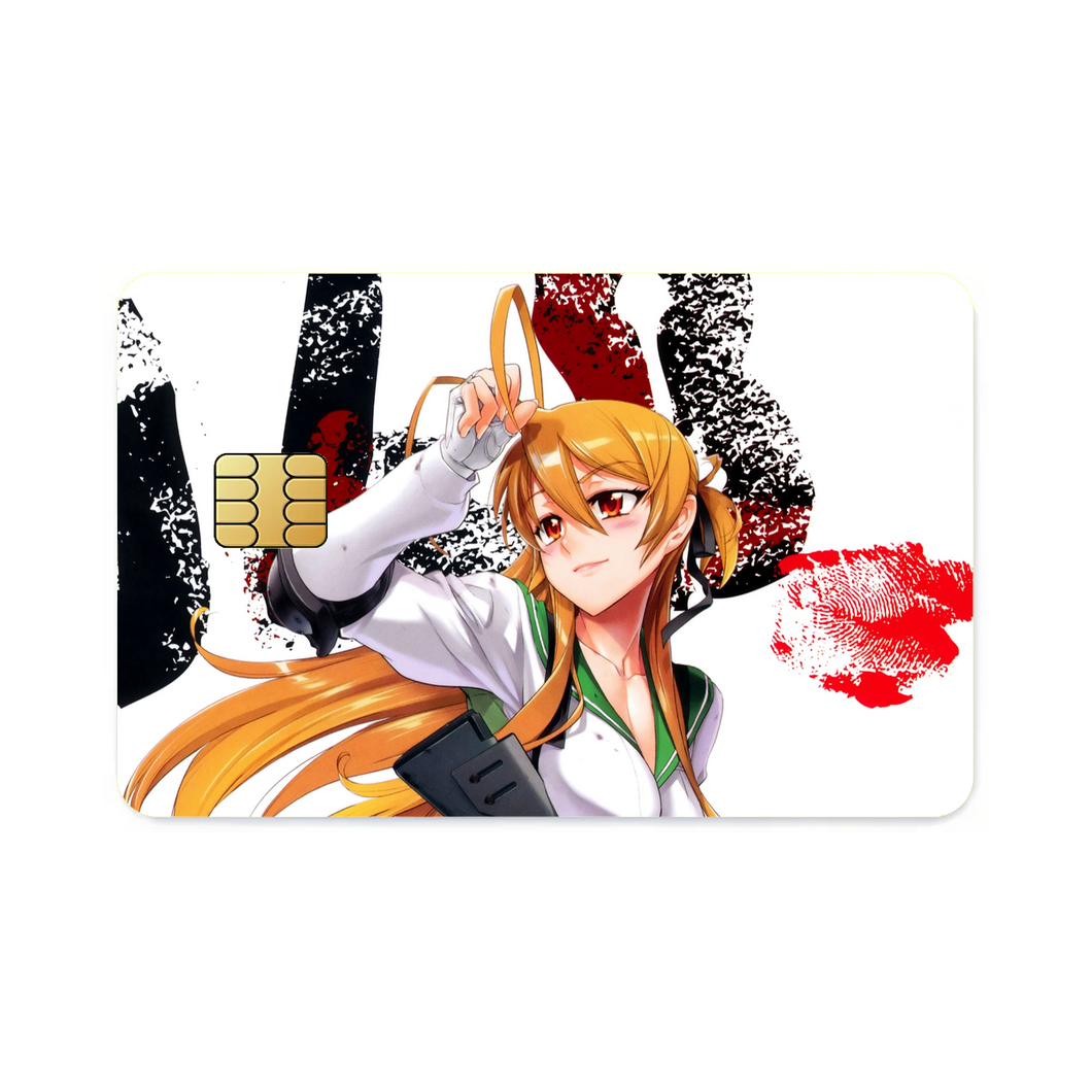 Highschool Of The Dead  Credit Card Skins (4-in-1 Pack)