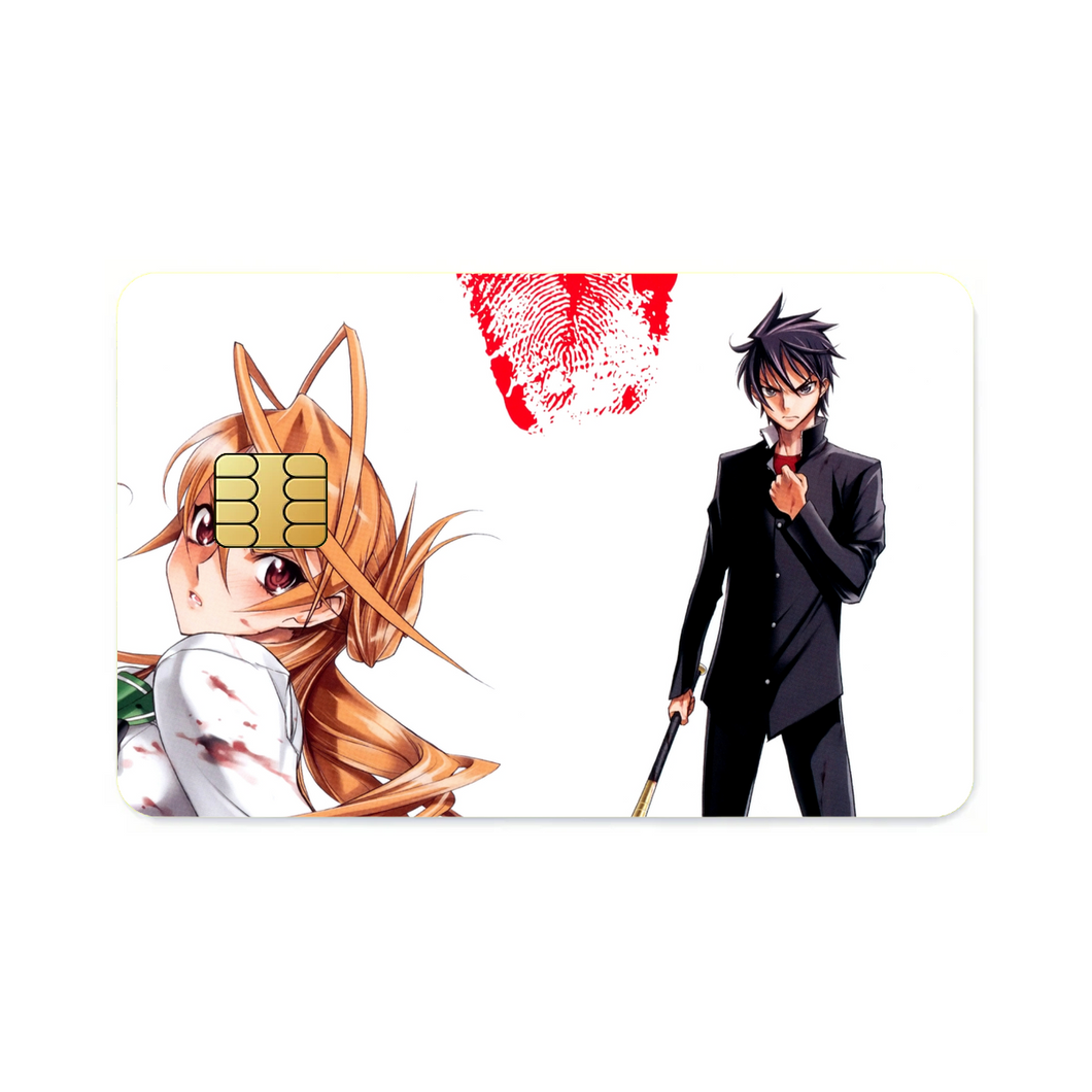 Highschool Of The Dead  Credit Card Skins (4-in-1 Pack)