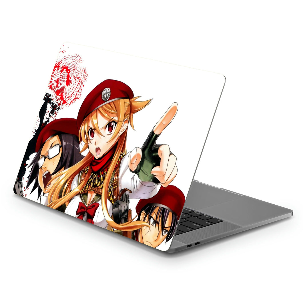 Highschool Of The Dead  Macbook Skin