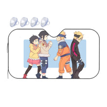 Load image into Gallery viewer, Himawari, Hinata, Naruto and Boruto  Car Sunshade
