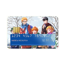 Load image into Gallery viewer, Hinata Shouyou, Kageyama Tobio, Yachi Hitoka  Credit Card Skins (4-in-1 Pack)

