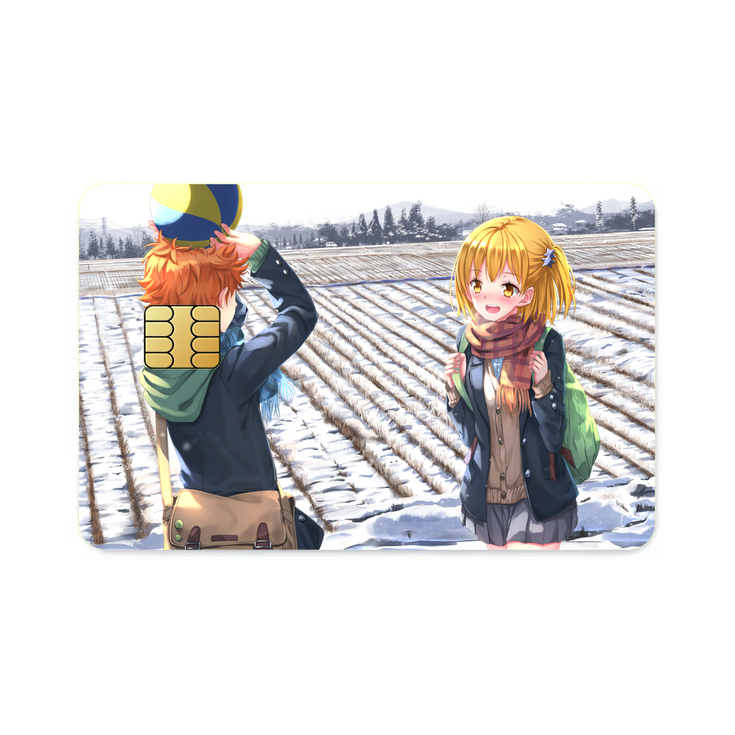 Hinata Shouyou & Yachi Hitoka  Credit Card Skins (4-in-1 Pack)