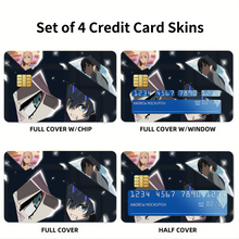 Load image into Gallery viewer, Hiro and Zero Two Moments In Broken Glass  Credit Card Skins (4-in-1 Pack)
