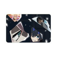 Load image into Gallery viewer, Hiro and Zero Two Moments In Broken Glass  Credit Card Skins (4-in-1 Pack)
