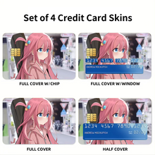 Load image into Gallery viewer, Hitori Gotou  Credit Card Skins (4-in-1 Pack)
