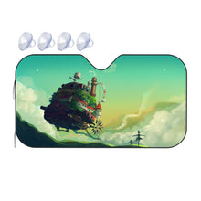 Load image into Gallery viewer, Howl&#39;s Moving Castle  Car Sunshade
