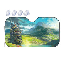 Load image into Gallery viewer, Howl&#39;s Moving Castle  Car Sunshade
