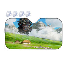 Load image into Gallery viewer, Howl&#39;s Moving Castle  Car Sunshade

