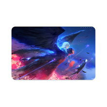 Load image into Gallery viewer, Howl, Sophie, and Turniphead flying through the sky  Credit Card Skins (4-in-1 Pack)
