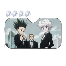 Load image into Gallery viewer, Hunter x Hunter Killua Zoldyck, Gon Freecss  Car Sunshade
