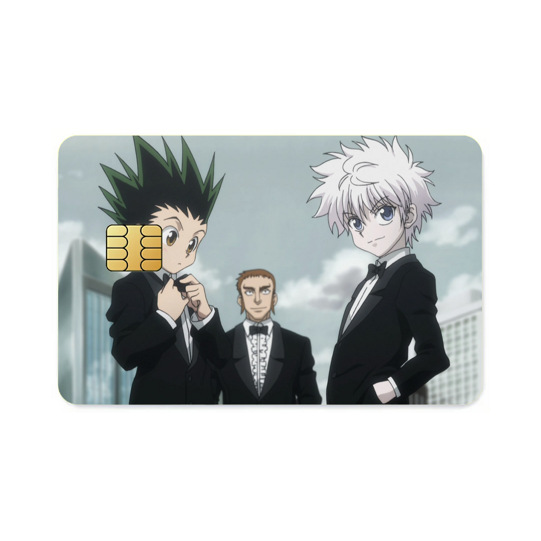 Hunter x Hunter Killua Zoldyck, Gon Freecss  Credit Card Skins (4-in-1 Pack)