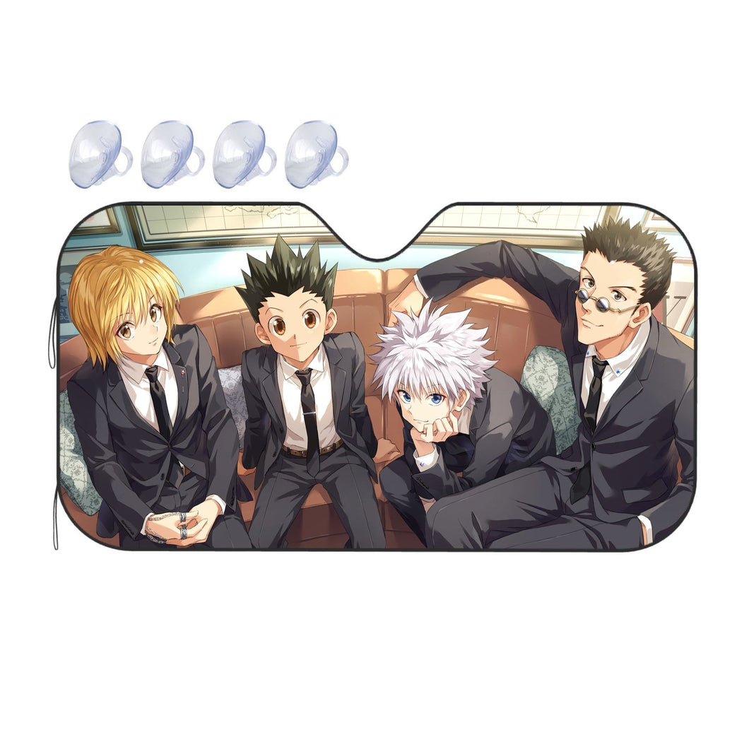 Hunter x Hunter Killua Zoldyck, Kurapika, Gon Freecss  Car Sunshade