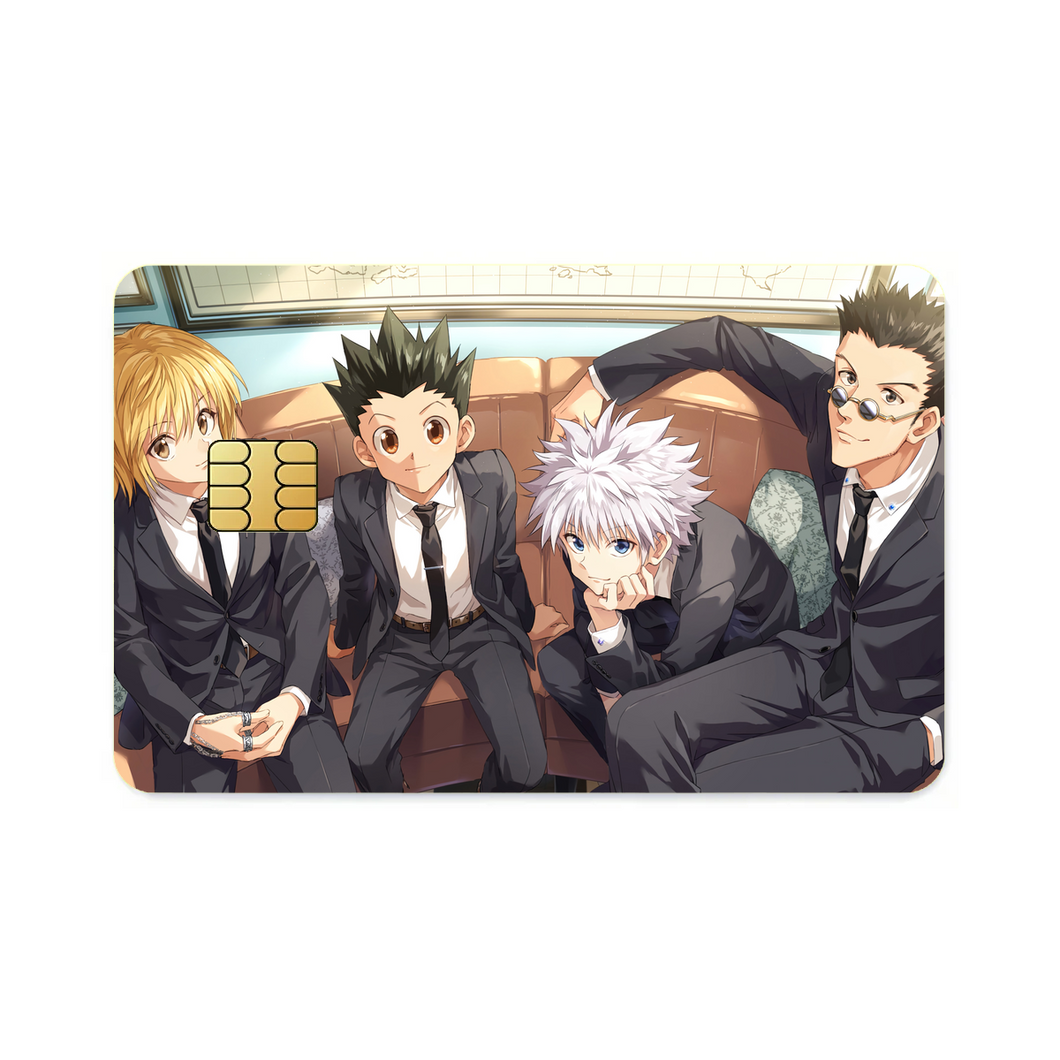 Hunter x Hunter Killua Zoldyck, Kurapika, Gon Freecss  Credit Card Skins (4-in-1 Pack)