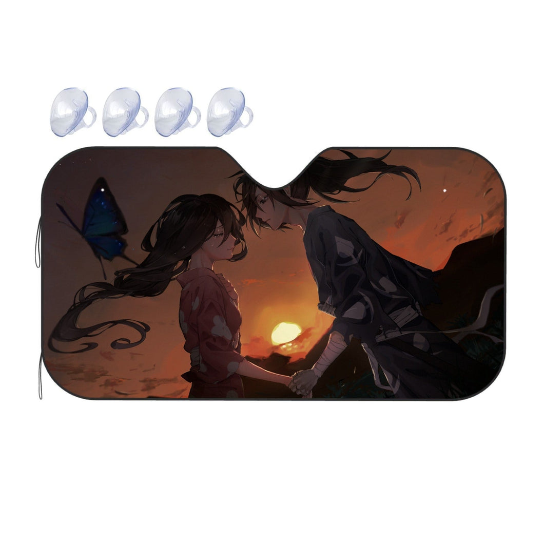 Hyakkimaru and Mio  Car Sunshade