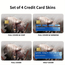 Load image into Gallery viewer, Hyakkimaru and Mio  Credit Card Skins (4-in-1 Pack)
