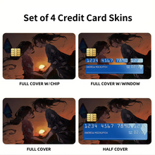 Load image into Gallery viewer, Hyakkimaru and Mio  Credit Card Skins (4-in-1 Pack)
