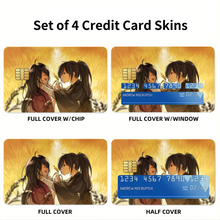 Load image into Gallery viewer, Hyakkimaru and Mio  Credit Card Skins (4-in-1 Pack)

