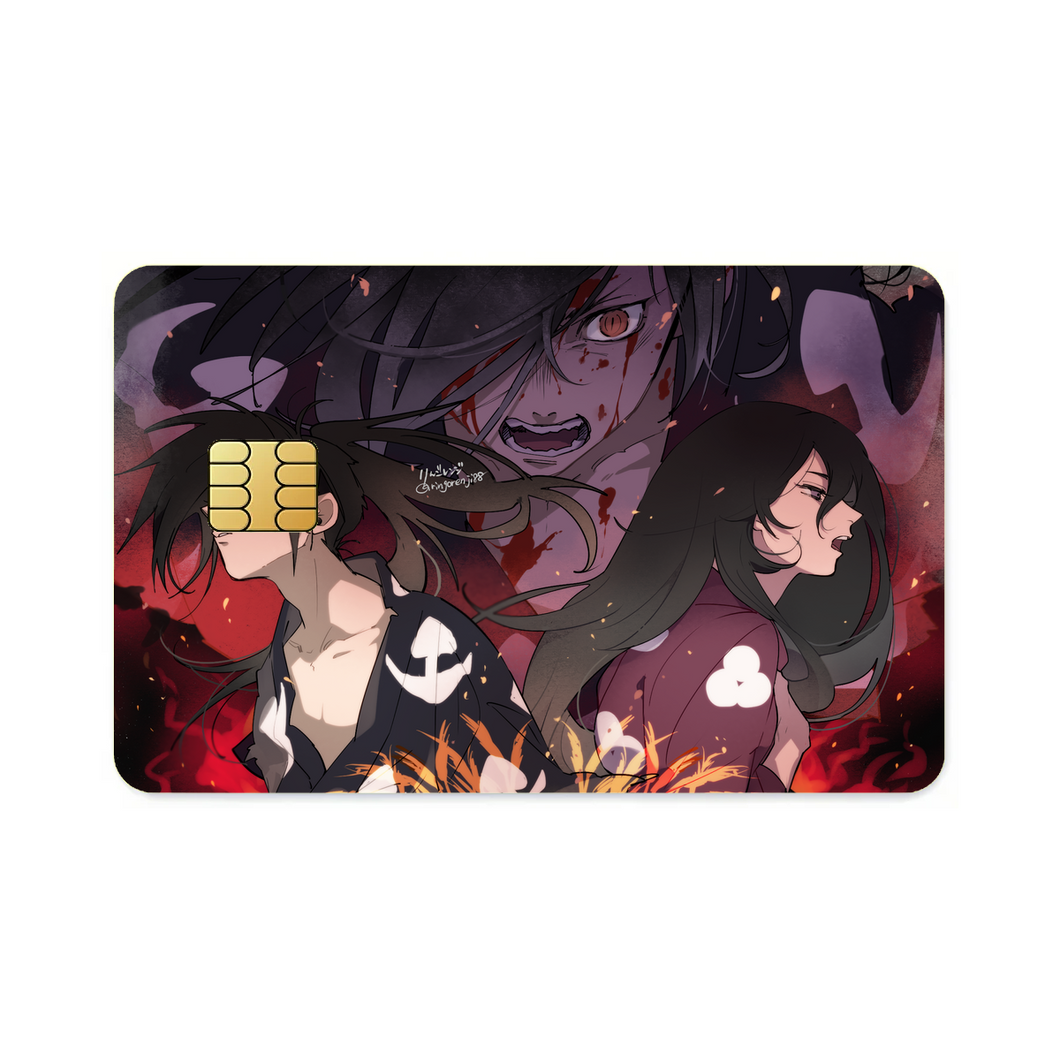 Hyakkimaru and Mio  Credit Card Skins (4-in-1 Pack)