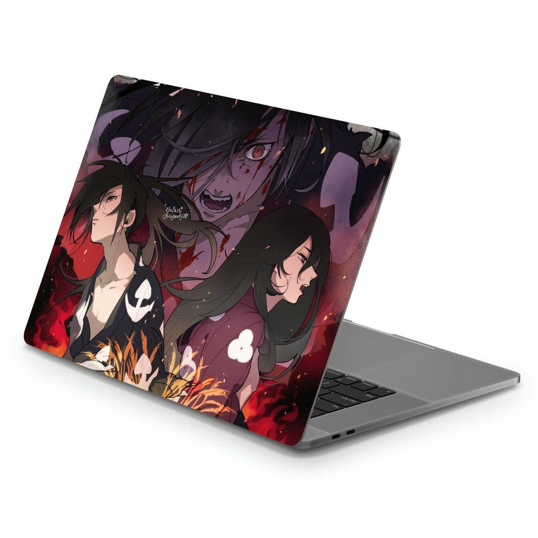 Hyakkimaru and Mio  Macbook Skin