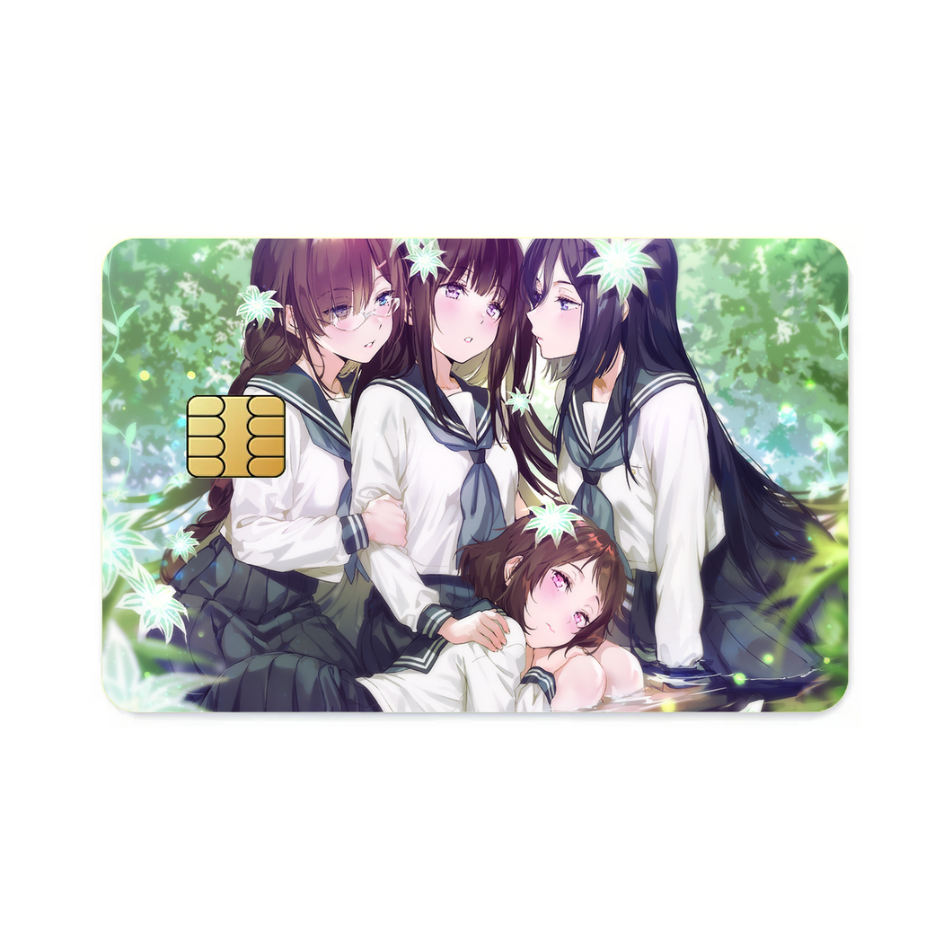 Hyouka Eru Chitanda, Mayaka Ibara, Fuyumi Irisu, Kaho Juumonji  Credit Card Skins (4-in-1 Pack)