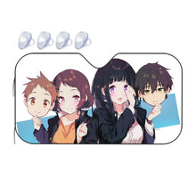 Load image into Gallery viewer, Hyouka Eru Chitanda, Satoshi Fukube, Mayaka Ibara  Car Sunshade
