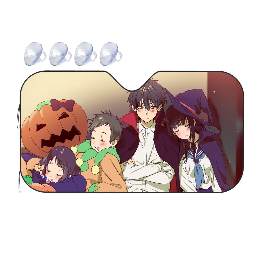 Hyouka Eru Chitanda, Satoshi Fukube, Mayaka Ibara  Car Sunshade