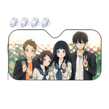 Load image into Gallery viewer, Hyouka Eru Chitanda, Satoshi Fukube, Mayaka Ibara  Car Sunshade
