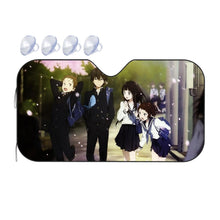 Load image into Gallery viewer, Hyouka Eru Chitanda, Satoshi Fukube, Mayaka Ibara  Car Sunshade

