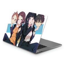 Load image into Gallery viewer, Hyouka Eru Chitanda, Satoshi Fukube, Mayaka Ibara  Macbook Skin
