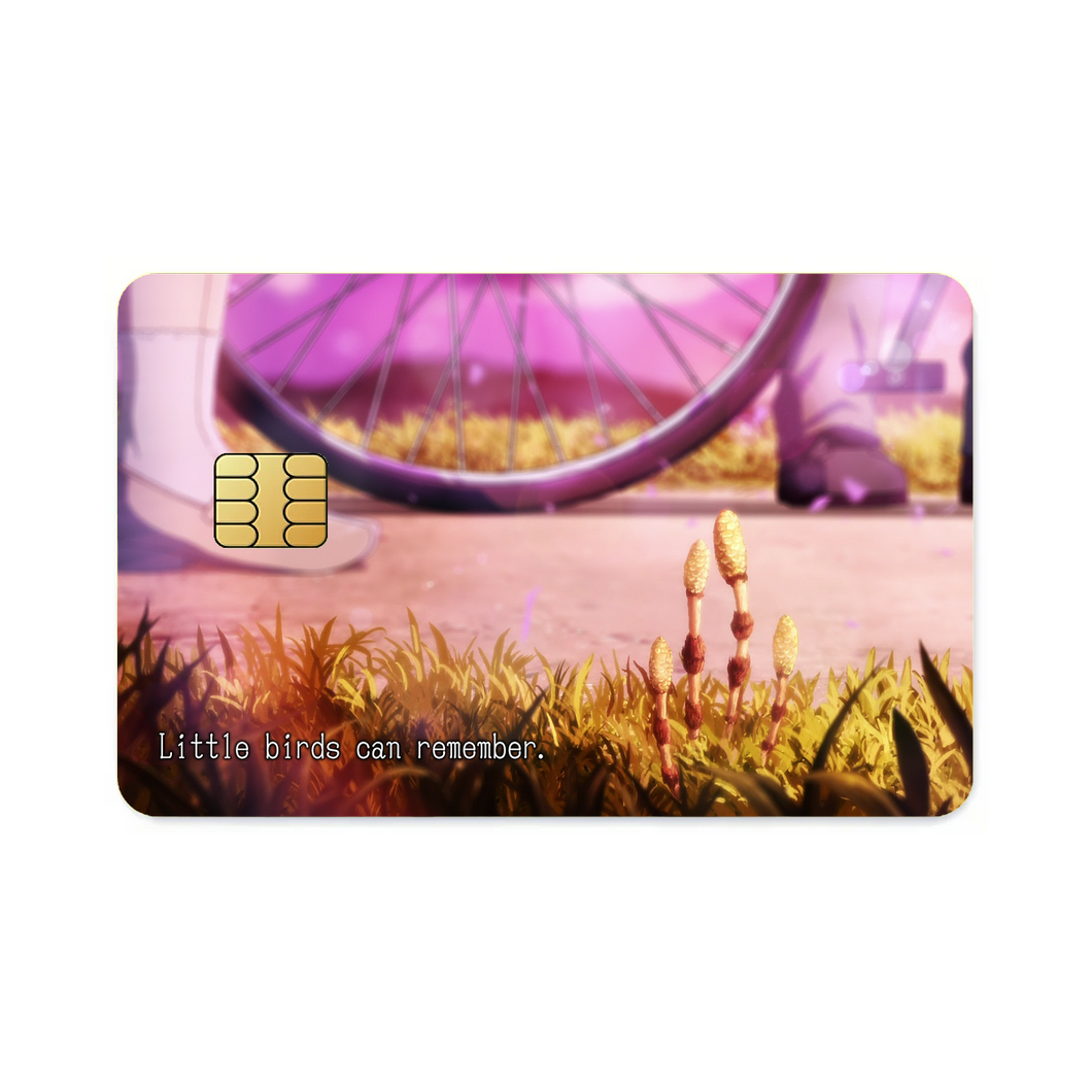 Hyouka - Little birds can remember.  Credit Card Skins (4-in-1 Pack)