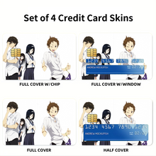 Load image into Gallery viewer, Hyuoka main members  Credit Card Skins (4-in-1 Pack)
