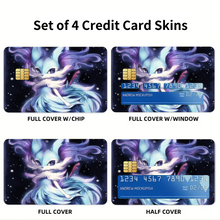Load image into Gallery viewer, Ice Braixen  Credit Card Skins (4-in-1 Pack)
