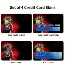 Load image into Gallery viewer, Ichigo Kurosaki Hollow Form (Bleach) Credit Card Skins (4-in-1 Pack)
