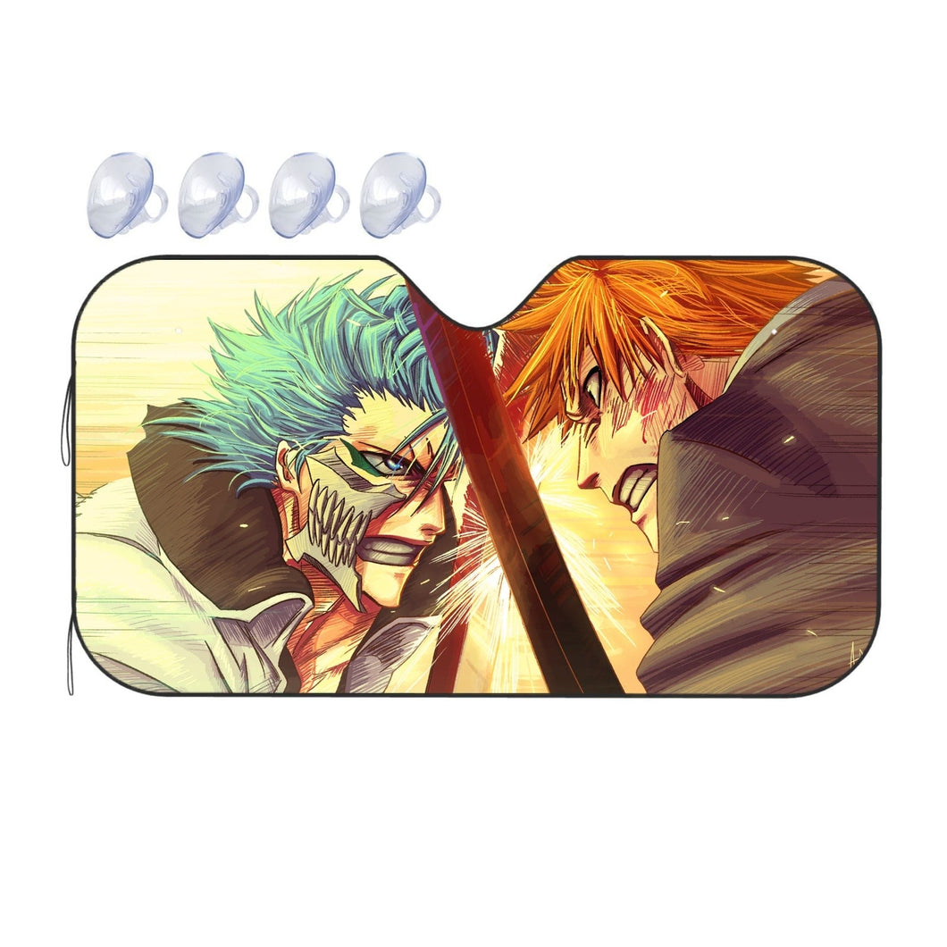 Ichigo vs Grimjoww Jeagerjaques  Car Sunshade