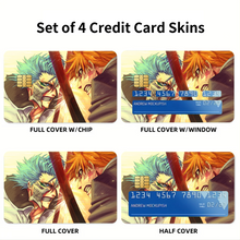 Load image into Gallery viewer, Ichigo vs Grimjoww Jeagerjaques  Credit Card Skins (4-in-1 Pack)
