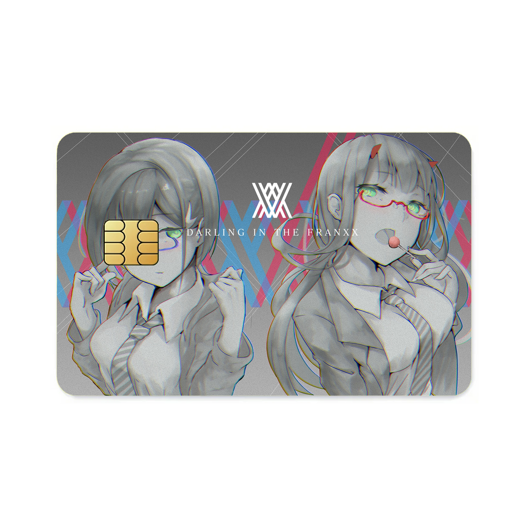 Ichigo, Zero Two  Credit Card Skins (4-in-1 Pack)
