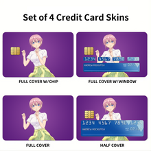 Load image into Gallery viewer, Ichika Nakano from 5-Toubun no Hanayome  Credit Card Skins (4-in-1 Pack)
