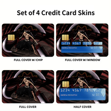 Load image into Gallery viewer, Ikkaku&#39;s Bankai  Credit Card Skins (4-in-1 Pack)
