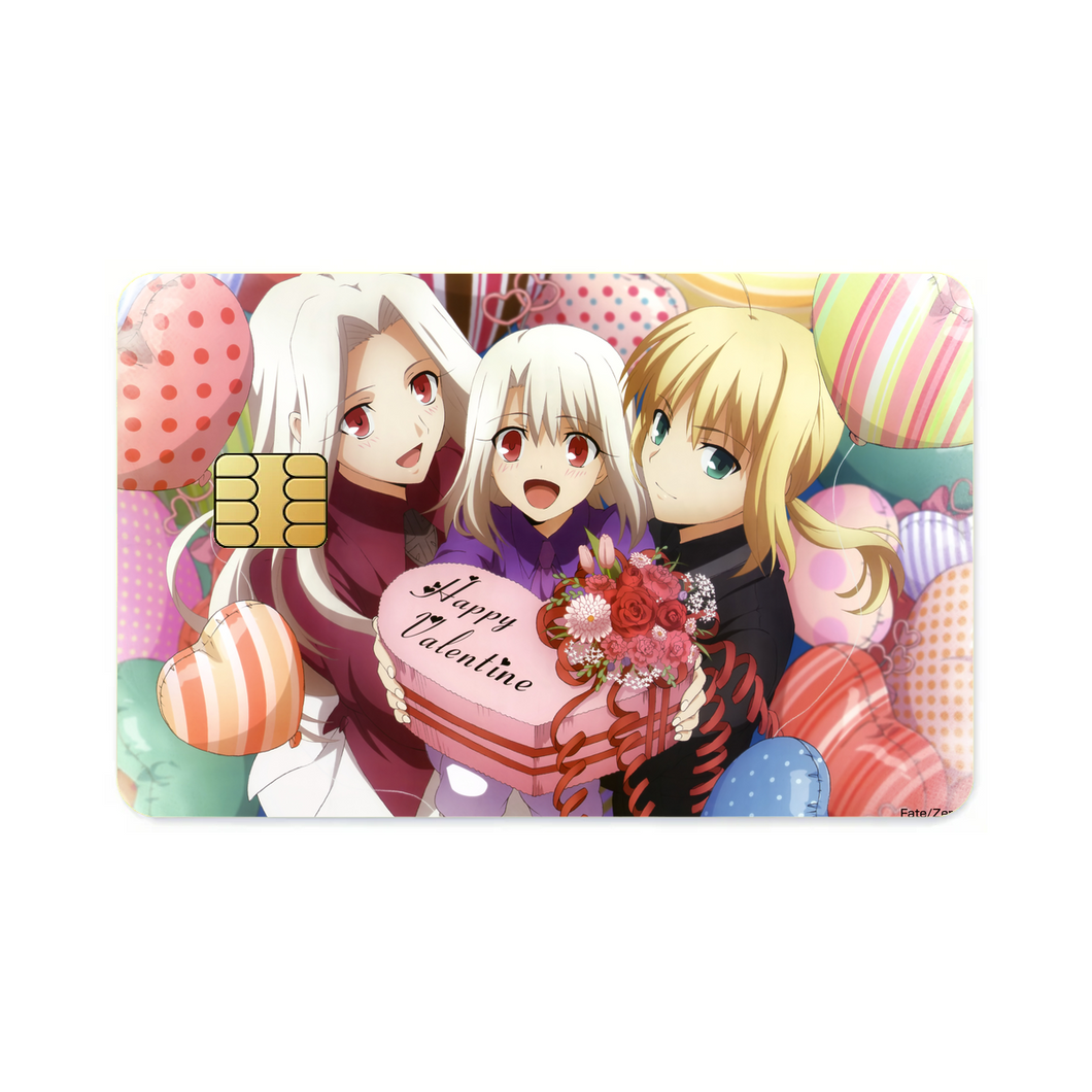 Illyasviel Von Einzbern, Saber (Fate Series) 8k  Credit Card Skins (4-in-1 Pack)