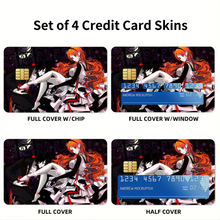 Load image into Gallery viewer, Inoue Orihime and Ulquiorra Shiffer  Credit Card Skins (4-in-1 Pack)
