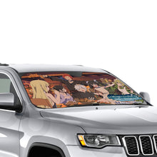 Load image into Gallery viewer, Is It Wrong to Try to Pick Up Girls in a Dungeon? Bell Cranel, Hestia, Liliruca Arde, Welf Crozzo  Car Sunshade
