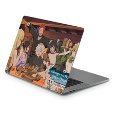 Load image into Gallery viewer, Is It Wrong to Try to Pick Up Girls in a Dungeon? Bell Cranel, Hestia, Liliruca Arde, Welf Crozzo  Macbook Skin
